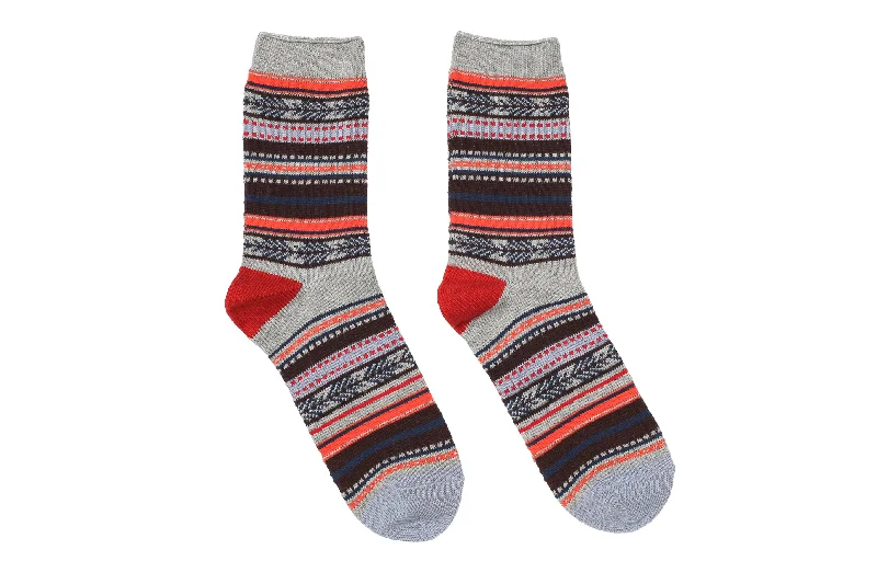 Amazon Stripe Socks - Orange