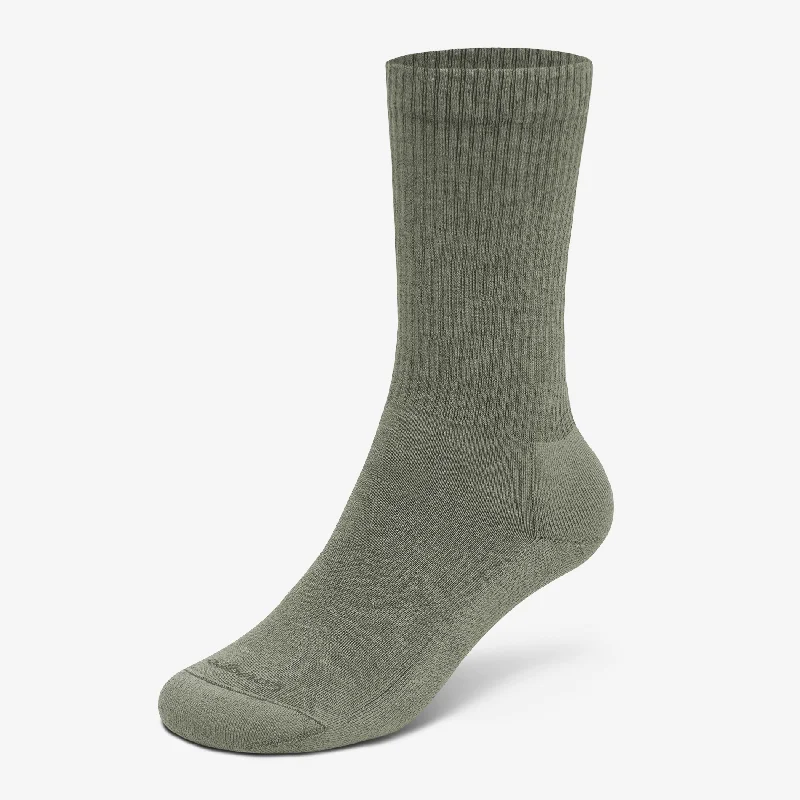 Anytime Crew Sock - Rugged Green