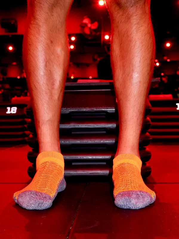 BALEGA NEON ORANGE SOCKS