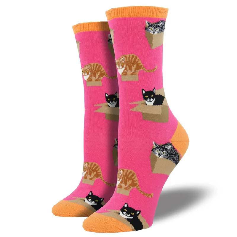 Women's Cat In A Box Socks