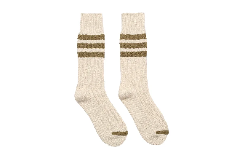 Echo Knitted Socks - Green