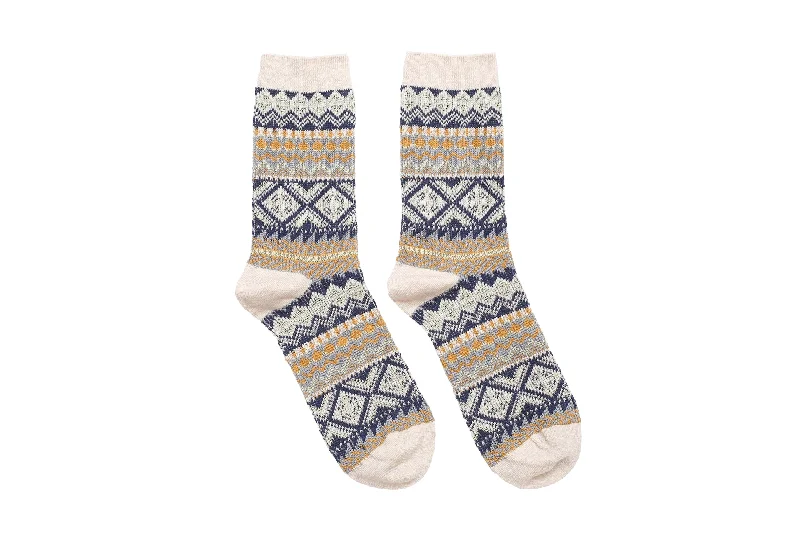 Ferry Tribal Socks - Beige