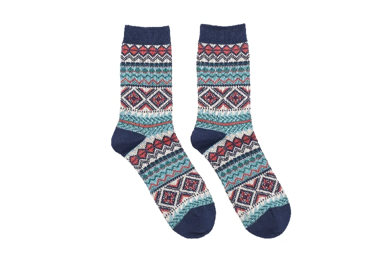 Ferry Tribal Socks - Blue