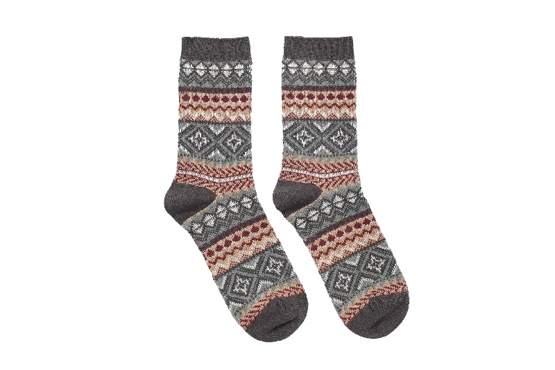 Ferry Tribal Socks - Dark Grey