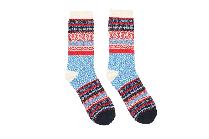 Joint Tribal Socks - White