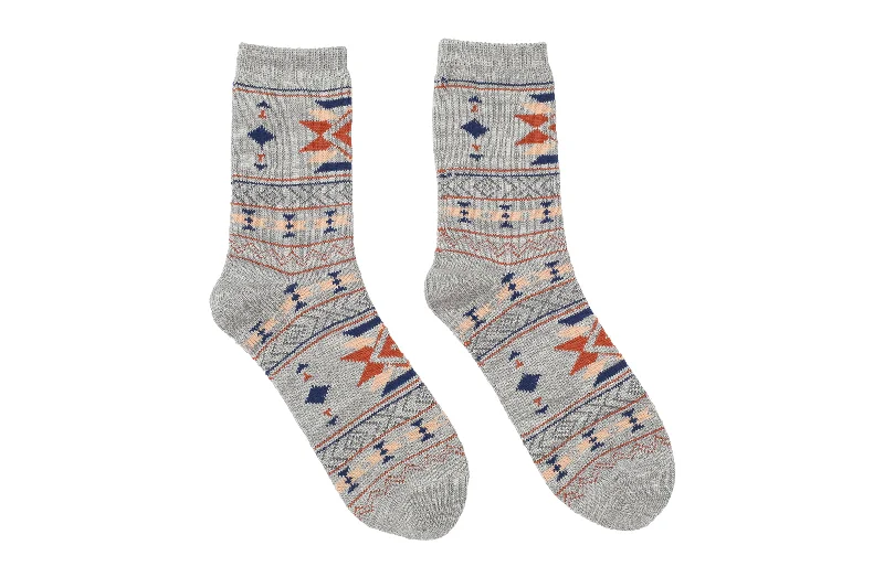 Lodge Tribal Socks - Grey