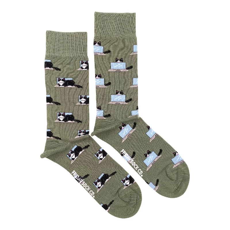 Men's Fluffy Cat Socks