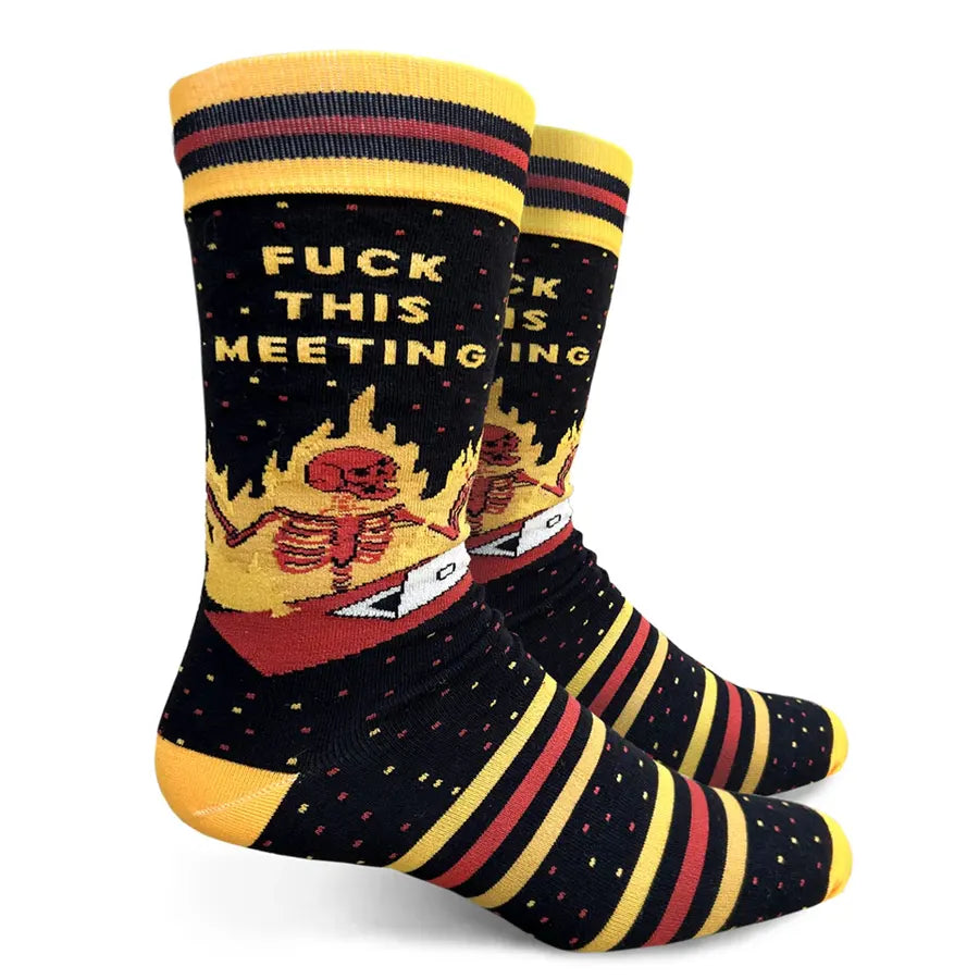 Men's Fuck This Meeting Socks