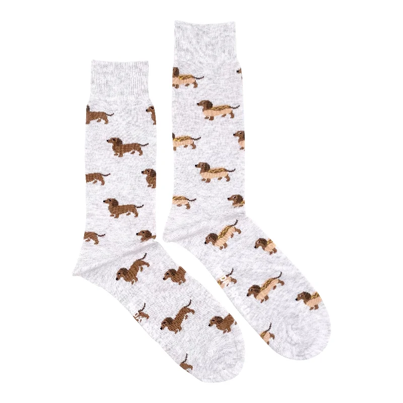 Men's Wiener Dog Hot Dog Socks