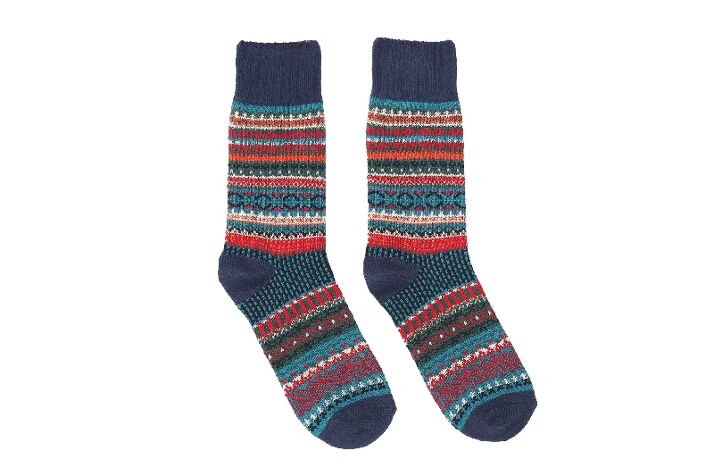 Redo Tribal Socks - Blue