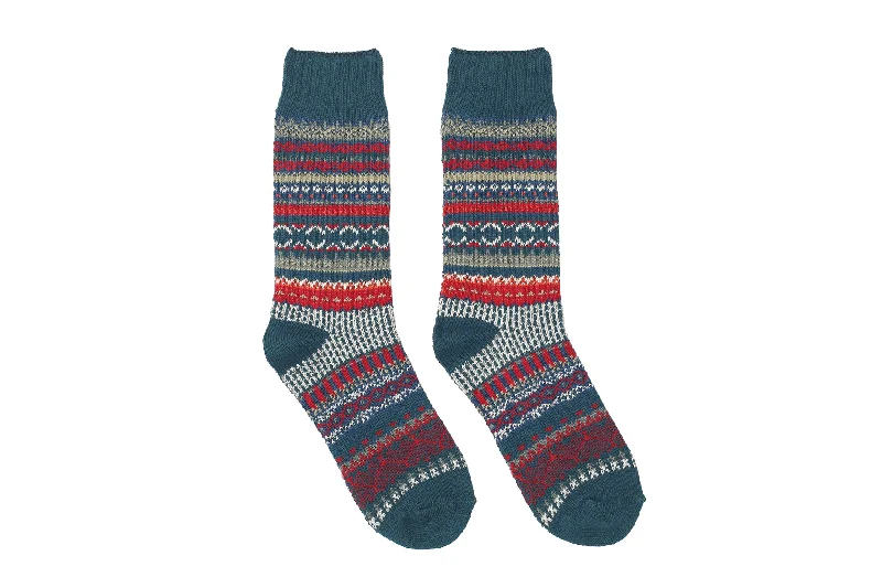 Redo Tribal Socks - Dark Green