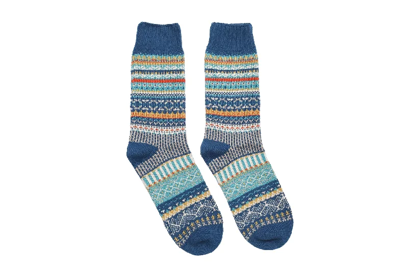 Redo Tribal Socks - Light Blue