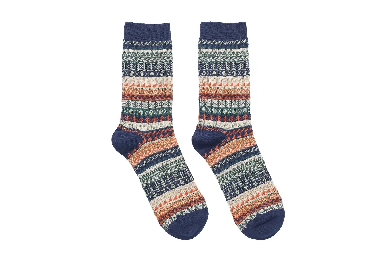 Rival Geometric Socks - Blue