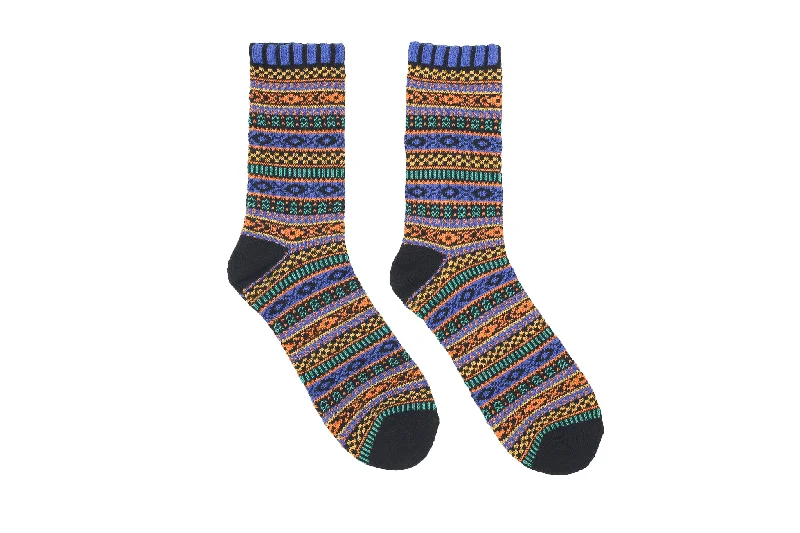 Totem Tribal Socks - Blue