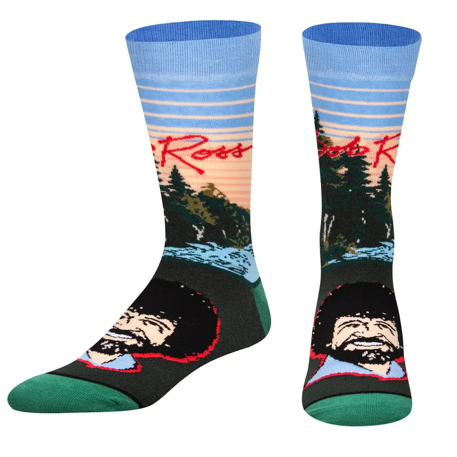 Unisex Bob Ross Sunset Socks