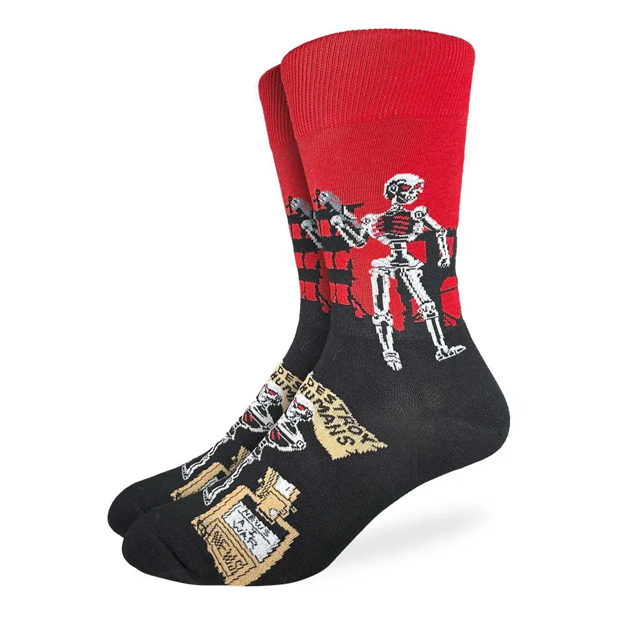 Unisex Evil Robot Socks