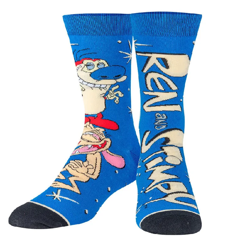 Unisex Ren and Stimpy Logo Socks