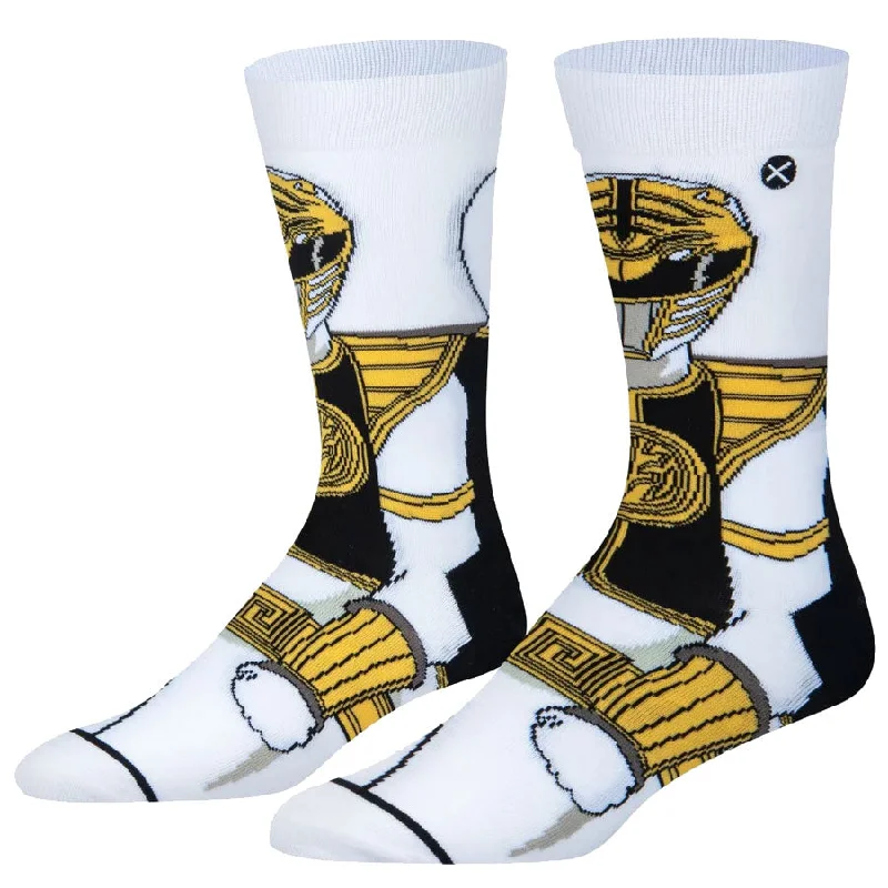 Unisex White Power Ranger Socks