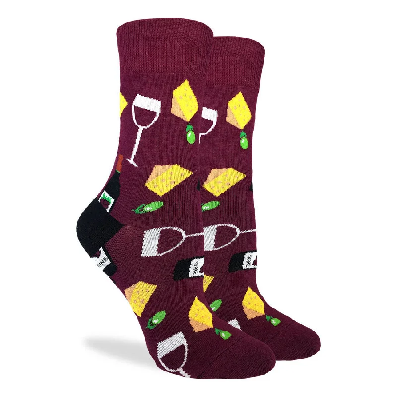 Unisex Wine and Cheese Socks