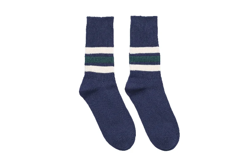 Upper Knitted Socks - Blue