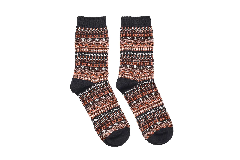 Urban Geometric Socks - Black