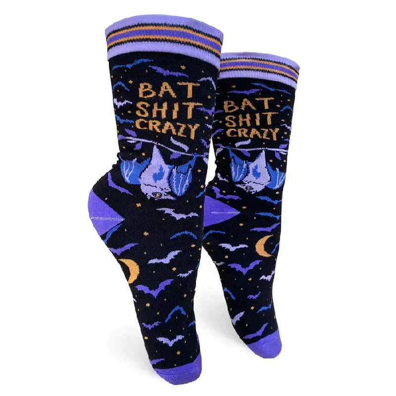 Women's Bat Shit Crazy Socks