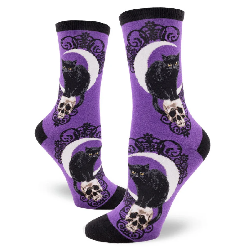 Women's Black Cat Socks