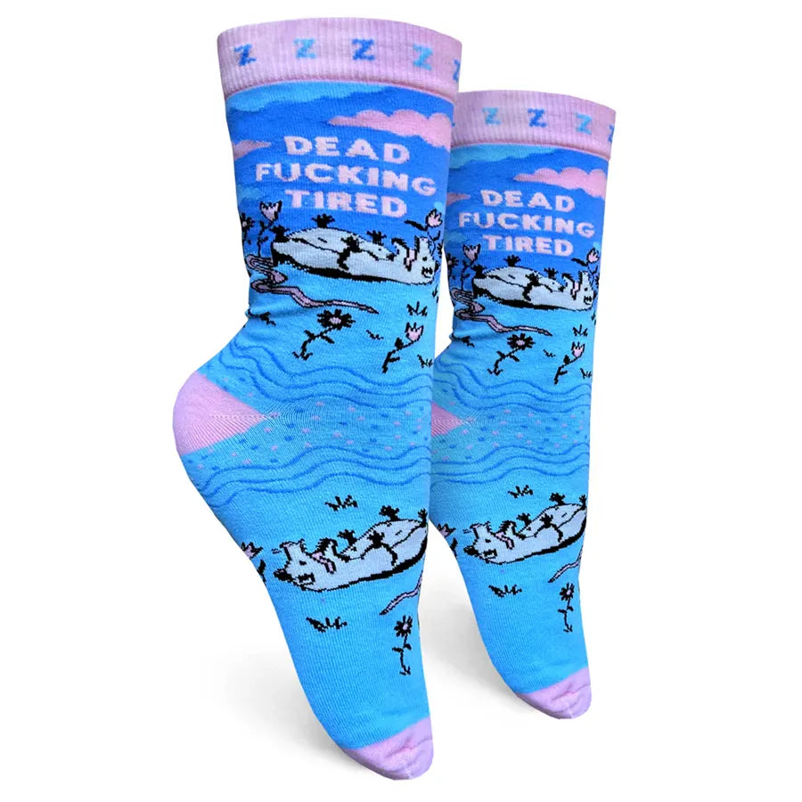 Women's Dead Fucking Tired Socks