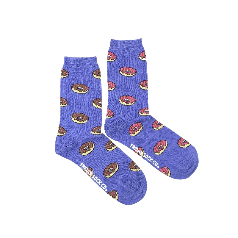 Women's Brown & Pink Donut Socks