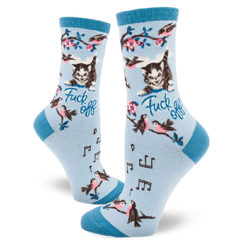 Women's Fuck Off Kitty Socks