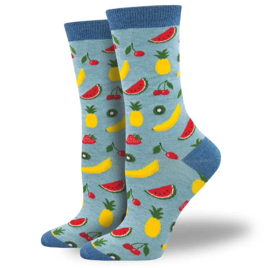 Women's Let's Get Fruity Silky Soft Bamboo Socks