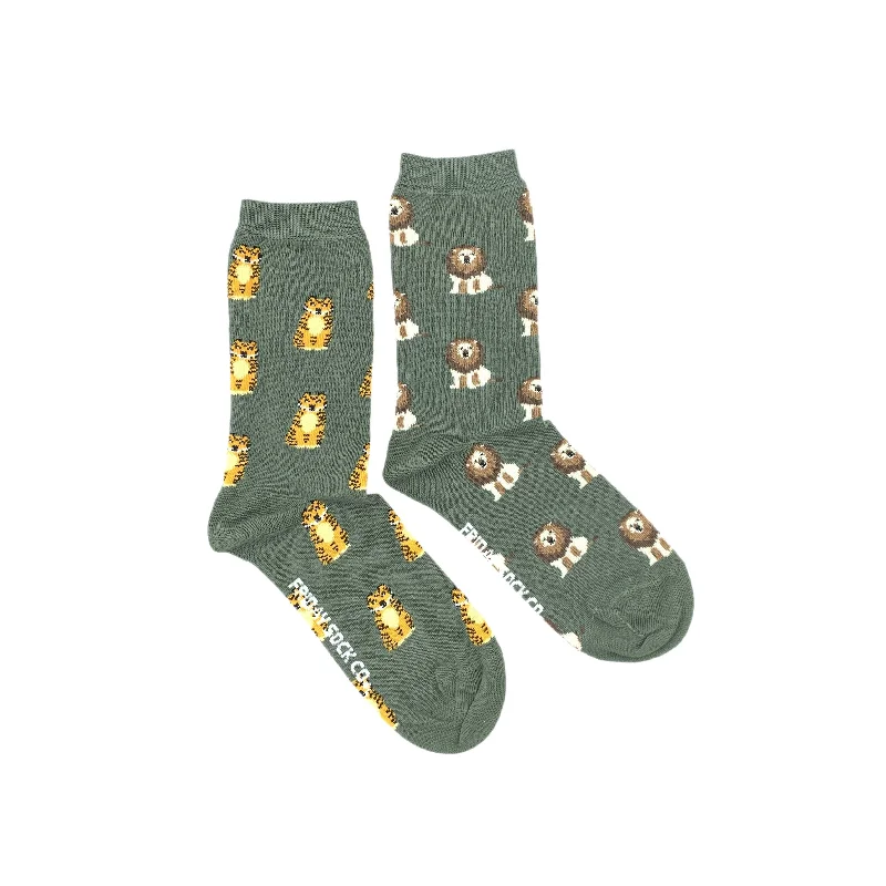 Women's Lion & Tiger Socks