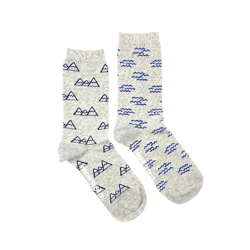 Women's Mountain & Wave Socks