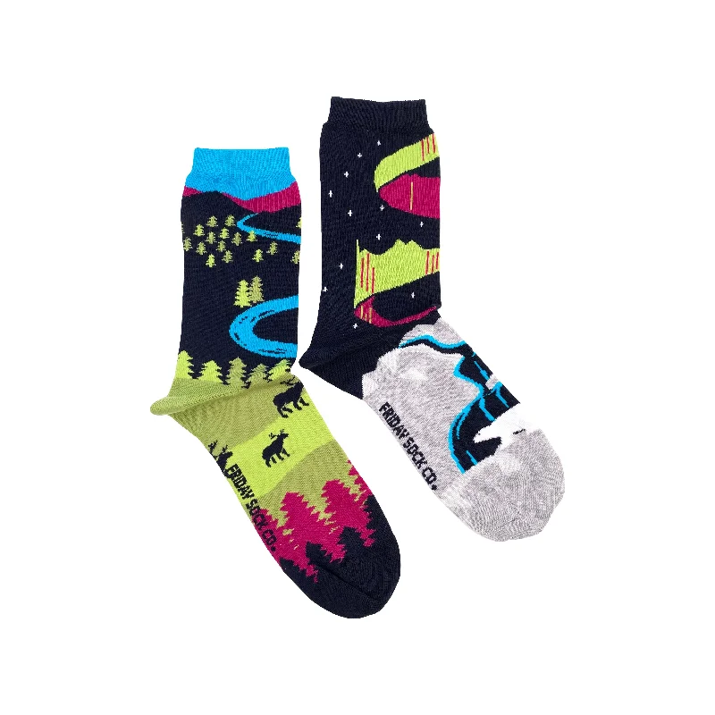 Women's Northern Canada Landscape Socks