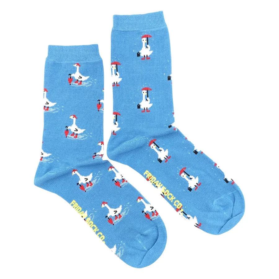 Women's Rainy Day Goose Socks