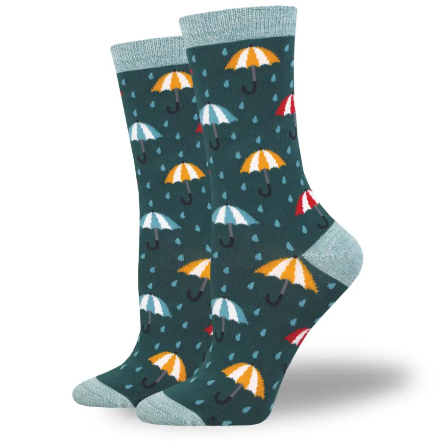 Women's Rainy Day Silky Soft Bamboo Socks