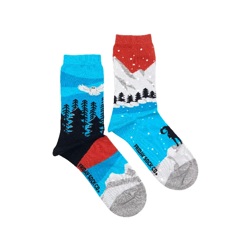 Women's Rocky Mountains Canadian Landscape Socks