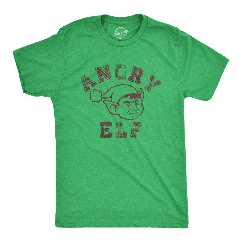 Angry Elf Men's T Shirt