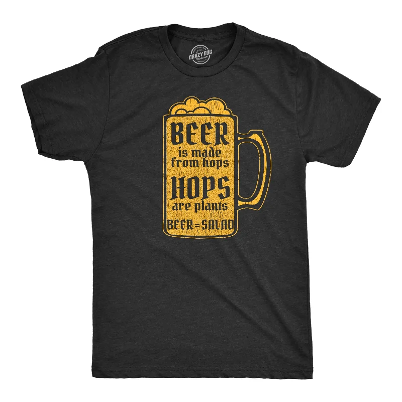 Beer Equals Salad Men's T Shirt