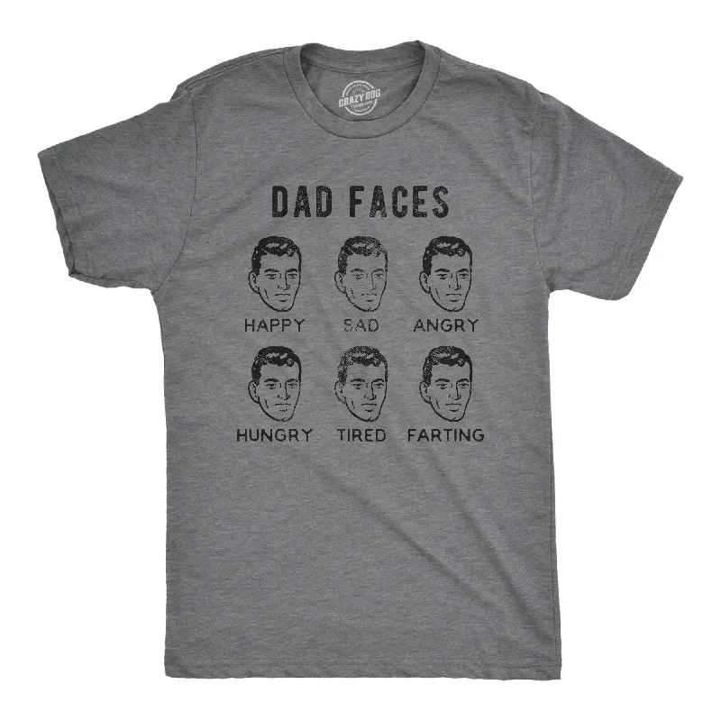 Dad Faces Men's T Shirt