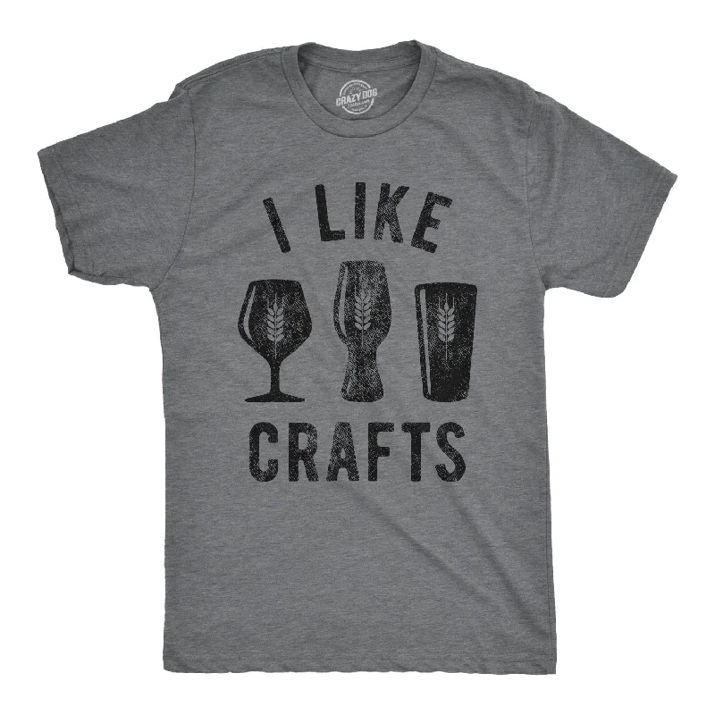 I Like Crafts Men's T Shirt