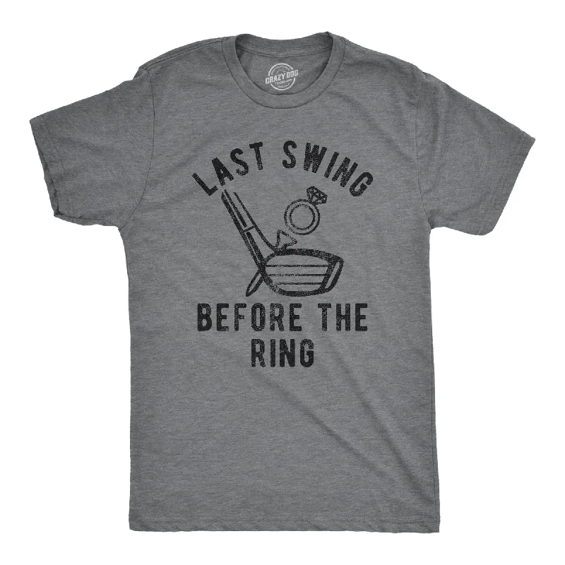 Last Swing Before The Ring Men's T Shirt