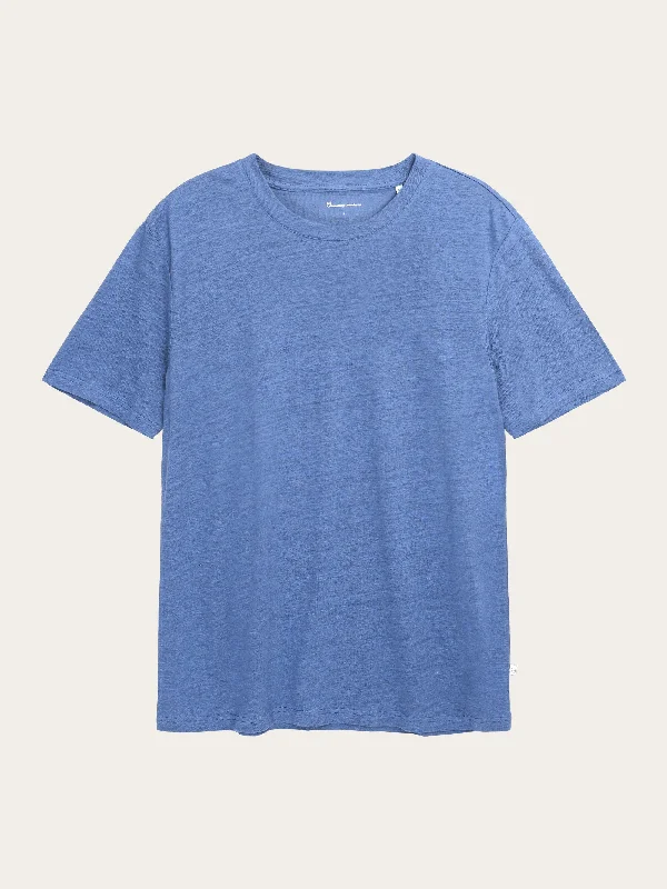 Linen t-shirt - Moonlight Blue