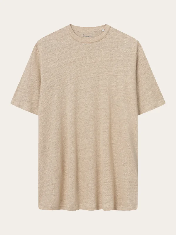 Linen t-shirt - Safari