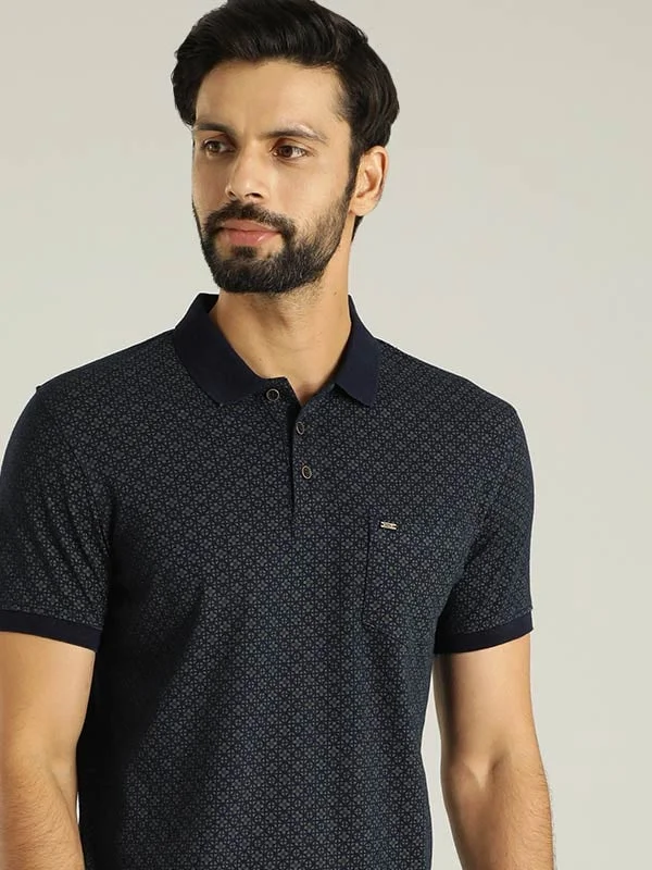 Men Printed Polo T-Shirt