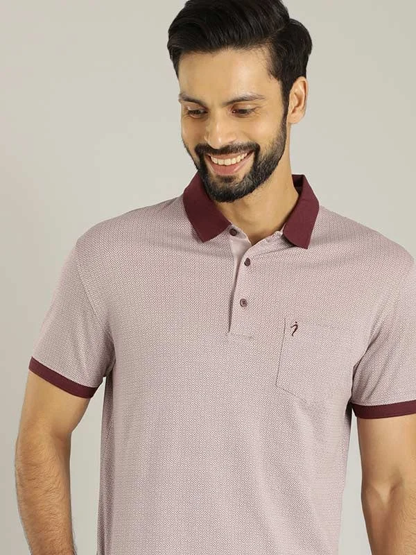 Men Printed Polo T-Shirt