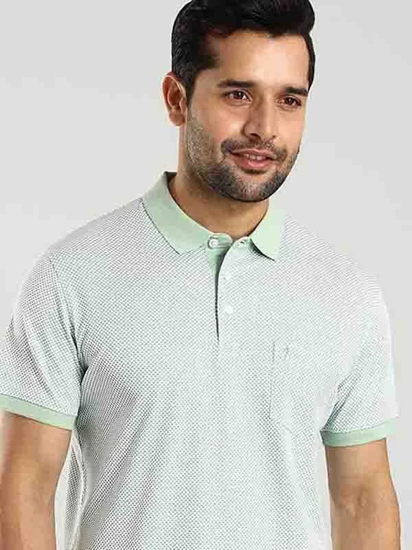 Men Printed Polo T-Shirt