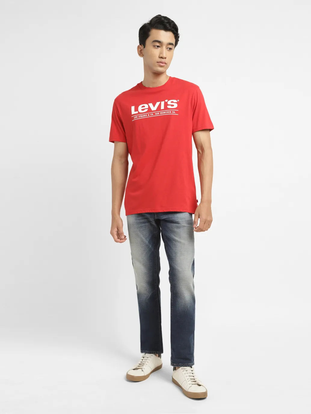 Men's Brand Logo Slim Fit T-shirt