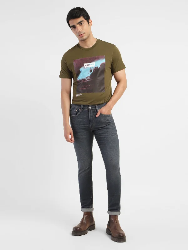 Men's Graphic Print Crew Neck T-shirt