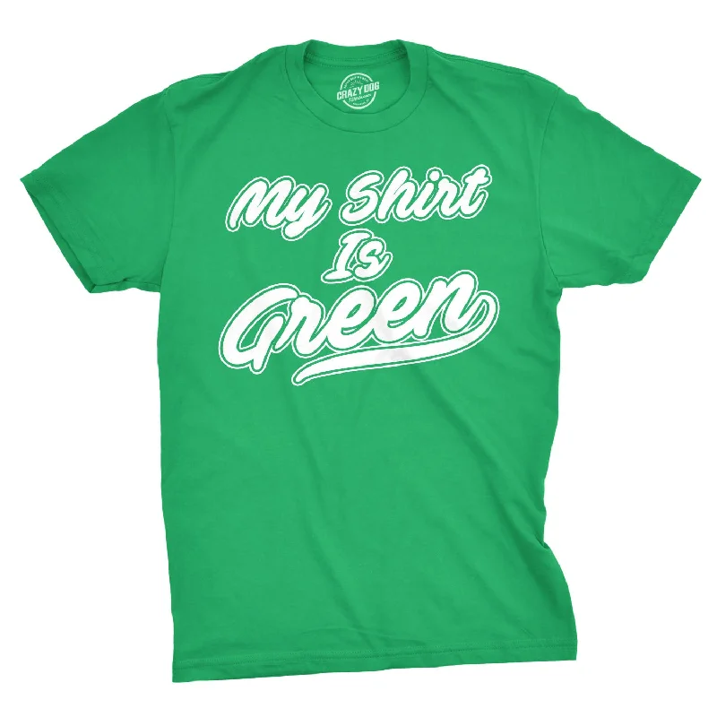 My Shirt Is Green All Star Team Men's T Shirt